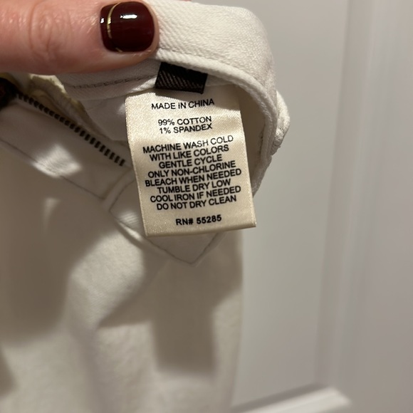 Express barely bootcut jeans in white size 4 - Picture 15 of 17